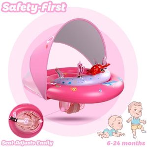 Flotador Inflable para Niños Pequeños, Flotador para Piscina, Flotador para Bebés con Asiento de Seguridad Ajustable - Product Image 6