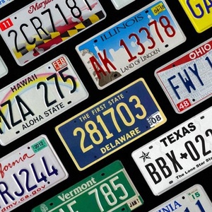 H-0108 <span class=keywords><strong>Targa</strong></span> Automobilistica Americana Decorativa in Alluminio di Alta Qualità, Personalizzabile, con Goffratura, Souvenir - Product Image 1