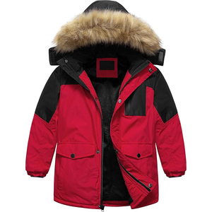 Abrigos Acolchados de PU para Niños al <span class=keywords><strong>por</strong></span> Mayor, Chaquetas Acolchadas de Algodón Grueso para Invierno, Estilo Casual para Niños - Product Image 1