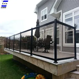 Outdoor Aluminum Stainless Steel Glass Railings Balcony Designs Philippines Cheap Prices