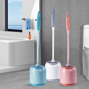 Liushun Da Langlebiger PP+PET Toilettenbürstenhalter mit Langem Griff Platzsparend für das Badezimmer Tropffreie Reinigungsbürste - Product Image 6