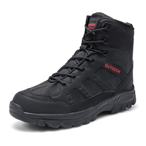 <span class=keywords><strong>Botas</strong></span> Tácticas de Combate para Desierto - Calzado Impermeable de Media Altura con Protección de Tobillo para <span class=keywords><strong>Hombre</strong></span>, Estilo Militar - Product Image 5