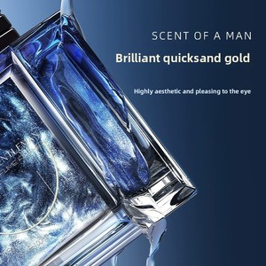 Profumo Maschile Wind Rain Gilded, Versione Quicksand Gold, Eau De Toilette Floreale, Fragranza Leggera e Duratura, Aroma Drago <span class=keywords><strong>Antico</strong></span>, Azure - Product Image 3