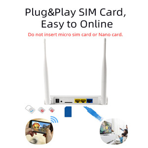 Unlocked 4g Wireless <strong>Router</strong> with Sim Card Slot, <strong>Wired</strong> <strong>Router</strong> with Sim Card, Cat4 Standard Customizable Frequency Band LT15 - Product Image 2