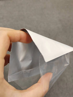 Pochette de stérilisation à décollement facile en feuille d'aluminium avec soudure thermique Chevron, pochettes médicales stériles sur mesure pour stérilisation à l'oxyde d'éthylène