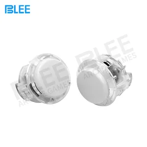 clear white arcade button 30mm push button switch for arcade machine