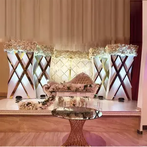 ZT-534 Hochzeit dekoration blume dekorative bühne große hintergrund