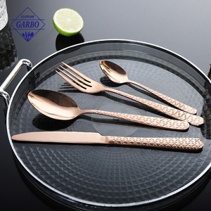 Juegos de cucharas de cena de acero inoxidable al por mayor cubiertos de plata y oro reutilizables 410 cubiertos cuchara de sopa para restaurantes - Product Image 4