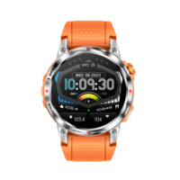 Montre connectée fitness pour femmes HW008, écran tactile, rappel de cercle, étanche en profondeur, bracelet en caoutchouc, modèle HW008 - Vente chaude