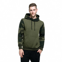 Veste décontractée grande taille à blocs de couleurs personnalisés avec un sweat à capuche en peluche pour hommes, vêtements d'extérieur