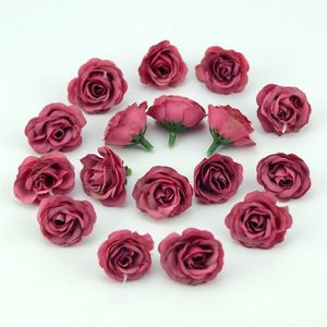 Venta al por Mayor de Cabezas de Rosa Pequeñas de Terciopelo Artificial de Alta Calidad de 3CM para Decoración de Bodas o Hogar DIY - Product Image 6