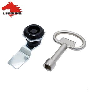Zinc Alloy Cam <b>Lock</b> Distribution <b>Box</b> with Black Powder Coated Surface and Cylindrical/Tubular <b>Lock</b> - Product Image 1