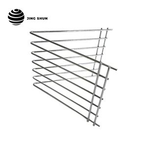 Étagère carrée multifonctionnelle Jingshun de haute qualité en métal chromé à <span class=keywords><strong>double</strong></span> niveau, 6 fentes, revêtement noir, gain de place - Product Image 3