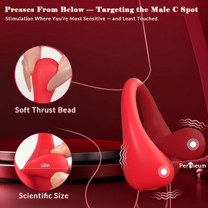 <span class=keywords><strong>Anneau</strong></span> vibrant pour pénis, réglable à 360°, contrôle par application, silicone, pour couples, plaisir masculin, adulte - Product Image 5