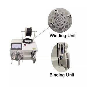 YH1845 Winding <b>Binding</b> <b>Machine</b> for Cable Wire Coil Bundle Tying Bread Candy Bag Closure Packaging Equipment Automatic - Product Image 2