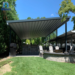 Easy Installation Insulated <strong>Retractable</strong> Roof Pergola Awning <strong>Canopy</strong> for <strong>Patio</strong> - Product Image 5