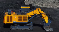 Excavatrice sur chenilles massive XE4000 de 384 tonnes pour le défrichement des couches de roche et l'extraction de minerai dans l'exploitation minière