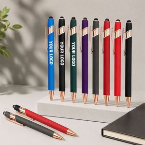 Custom Logo Professional <b>Pen</b> Supplier Aluminum Metal <b>Pen</b> OEM Promotional Gift Advertise Touch Screen Ballpoint <b>Pen</b> Custom Logo - Product Image 1