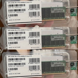 P43331-B21 สำหรับหน่วยความจำ DDR5 4800 ECC RDIMM Dual-Rank Smart Memory Kit ขนาด 64GB (1x64GB) สำหรับอัปเกรดเซิร์ฟเวอร์ มีสินค้าในสต็อก - Product Image 5