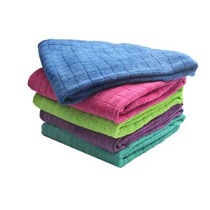 High Quality Cheap Reusable Wholesale Customized Clean Cloth Kitchen Hand Towels Dish Cleaning Clothes with High Absorption