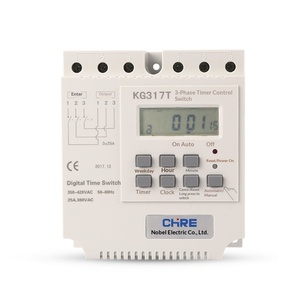 <span class=keywords><strong>Interruptor</strong></span> Temporizador Trifásico KG317T para Bomba de Agua y Ventilador, 380V 60A CA 50Hz, Controlador de Tiempo - Product Image 1