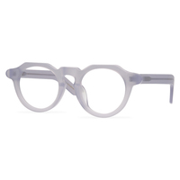 Lunettes irrégulières cnc à monture polygonale, miroir décoratif, hipster, plaque italienne importée, cadre épais