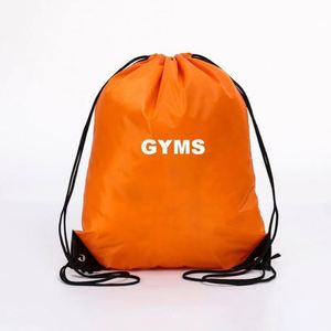 Promotional <b>Gifts</b> Branded 210D Polyester Drawstring Bags With Custom Logo for Running School Events Factory Price - Product Image 1
