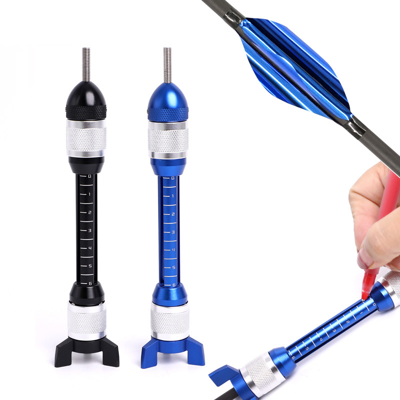 Toparchery 6er 32 flèches Carbone 4 Plue tir à l'arc fletching