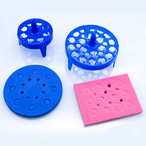 Flotadores de Espuma para Baño de Agua Huida, de Plástico, Redondos y Cuadrados, de 8 a 20 Orificios, para Tubos de Centrífuga de 1-2-5 ml, Uso en Laboratorio - Product Image 3