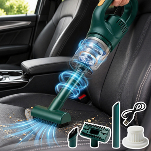Aspiradora Inalámbrica para Auto, Recargable por USB, de Mano, Envío Directo desde Polonia, Funcionamiento Silencioso - Product Image 1