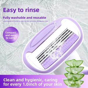 <span class=keywords><strong>Ufree</strong></span> Damen-Rasierer für Nass-/Trockengebrauch Vollständig Waschbar Konzipiert für Intimtrimmen - Product Image 4
