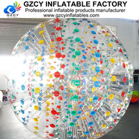 Ballon de Hamster de haute qualité 0.8/1.0mm PVC/TPU ballon d'eau humaine Mini boule de Zorb