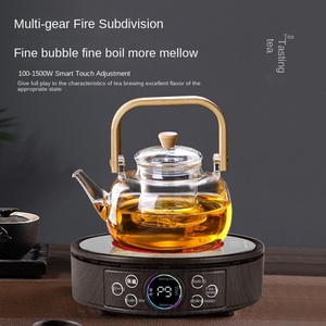 Práctico y ligero hogar 3H función de temporizador diseño de forma redonda de moda Cocina de Inducción Mini cocina infrarroja - Product Image 3