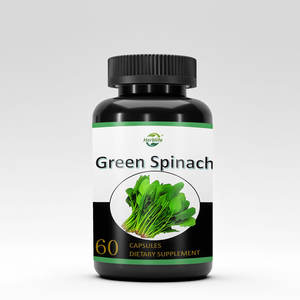 Natuurlijke Energie Ondersteuning Spinazie <span class=keywords><strong>Extract</strong></span> <span class=keywords><strong>Capsules</strong></span> Biologische Spinazie <span class=keywords><strong>Capsules</strong></span> Met Vitamines - Product Image 1