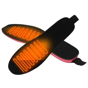 Manufacturer Electric Heated Insoles Winter Rechargeable Foot Warmer 4000mAh Battery Thermal Shoe Insoles for Outdoor Sports