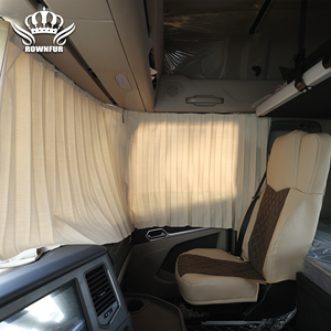 Eleganti <span class=keywords><strong>Tende</strong></span> Plissettate <span class=keywords><strong>per</strong></span> Camion Sitrak/Howo/DAF/VOLVO/SCANIA/MAN TGA TGX/ACTROS, <span class=keywords><strong>per</strong></span> Interni e Protezione Solare - Product Image 1