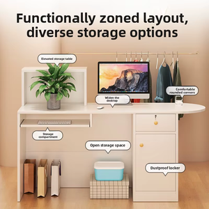 Small <b>MINI</b> Counter Front <b>Desk</b> Reception <b>Desk</b> Cash Register Modern Minimalist Clothing Store Milk Tea Shop Beauty Salon Counter - Product Image 6