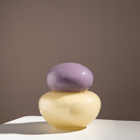 Verrerie d'apparence de champignon Vase de table en verre moderne personnalisé de luxe Design Style roman Décoration de la maison Ensemble de verrerie