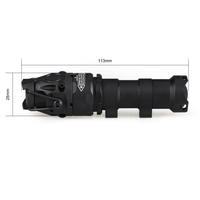 Lampe torche haute puissance, portée 400 m, lampe de scout avec support pour la chasse en plein air, le camping, l'utilisation nocturne, accessoire de randonnée