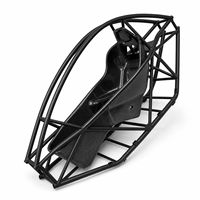 Nouveau Châssis de Nacelle Aérospatiale EVTOL en Acier Tubulaire Léger, Revêtement Noir Anti-Corrosion, Soudé sur Mesure, pour UAV Aérospatiaux