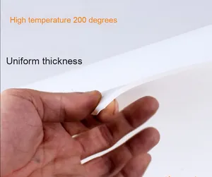 Yüksek sıcaklığa dayanıklı kaymaz silikon kauçuk düz ped şok emici gıda sınıfı yumuşak beyaz şeffaf tıbbi silikon - Product Image 4