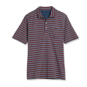 Nouveaux polos respirants personnalisés pour hommes, design tendance, logo sur mesure, couleur unie, pour usage décontracté. - Product Image 6