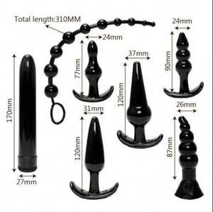 Plug Anale Massaggiatore Prostatico Maschile Anello per Pene Plug Anali Dildo Punto G Butt Plug Giocattoli Sessuali per Adulti Giocattoli Anali per Donna Uomo Gay Sex Shop - Product Image 3