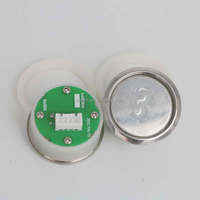 Bouton d'ascenseur anti-collision avec trou de montage de 37 mm, bouton poussoir LED en acier inoxydable