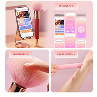 Vibrateur en silicone étanche rechargeable par USB, stimulateur de clitoris et de tétons, doux comme une brosse à maquillage, avec 10 modes, emballage silencieux