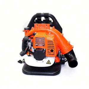 Souffleur de feuilles industriel à dos alimenté au gaz avec moteur 76cc et lame en aluminium équipement de qualité commerciale haute pression - Product Image 2
