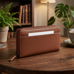 Wholesale Stylish Ladies <b>Wallets</b> Purses <b>RFID</b> <b>Protection</b> Zipper Closure High Quality Durable Promotional Customizable PU <b>Wallets</b> - Product Image 2