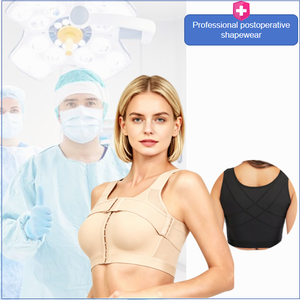 Top modellante regolabile per il petto, top modellante postoperatorio, reggiseno di supporto per il seno, cinturino stabilizzatore per impianti mammarie - Product Image 1