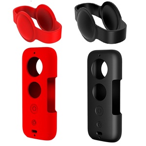 <span class=keywords><strong>Insta</strong></span> <span class=keywords><strong>360</strong></span> <span class=keywords><strong>One</strong></span> <span class=keywords><strong>X2</strong></span> <span class=keywords><strong>Accesorios</strong></span> Cubierta protectora de silicona y cubierta de lente para Cámara de Acción y Deportes - Product Image 6