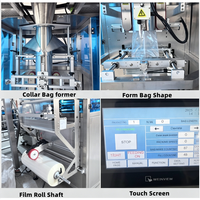 Machine d'emballage verticale professionnelle pour sachets de shampoing, détergent liquide, système VFFS anti-goutte à buse servo-contrôlée 304